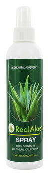 REAL ALOE: Aloe Vera Spray Organically Grown, 8 oz