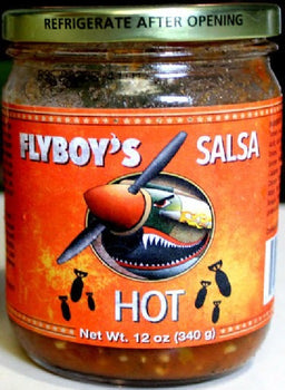 FLYBOYS SALSA: Hot Salsa, 12 oz