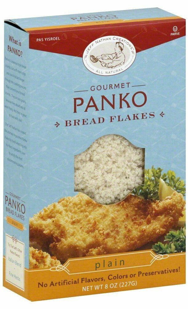 JEFF NATHAN CREATIONS: Plain Panko Bread Flakes, 8 oz