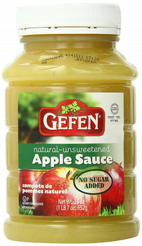 GEFEN: Natural Unsweetened Apple Sauce, 23 oz