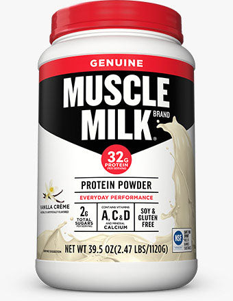 CYTOSPORT: Muscle Milk Genuine Protein Powder Vanilla Creme, 2.47 lb