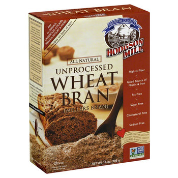 HODGSON MILL: Unprocessed Wheat Bran, 14 oz