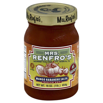 MRS. RENFRO'S: Gourmet Mango Habanero Salsa Medium Hot, 16 oz