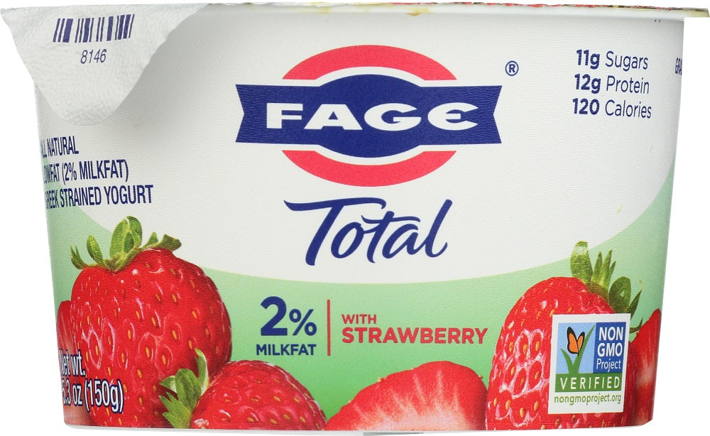 FAGE TOTAL GREEK: Strawberry Yogurt Total 2%, 5.3 oz