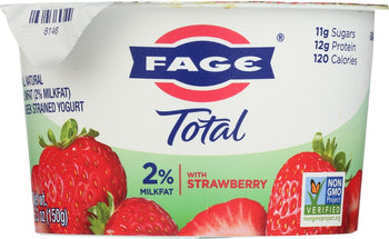 FAGE TOTAL GREEK: Strawberry Yogurt Total 2%, 5.3 oz