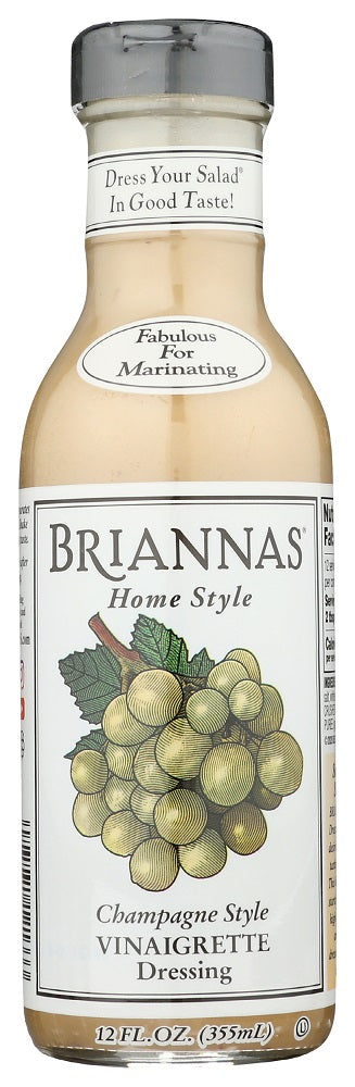 BRIANNA'S: Champagne Style Vinaigrette Dressing, 12 oz