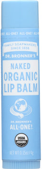 DR BRONNER'S: Organic Naked Lip Balm, 0.15 oz