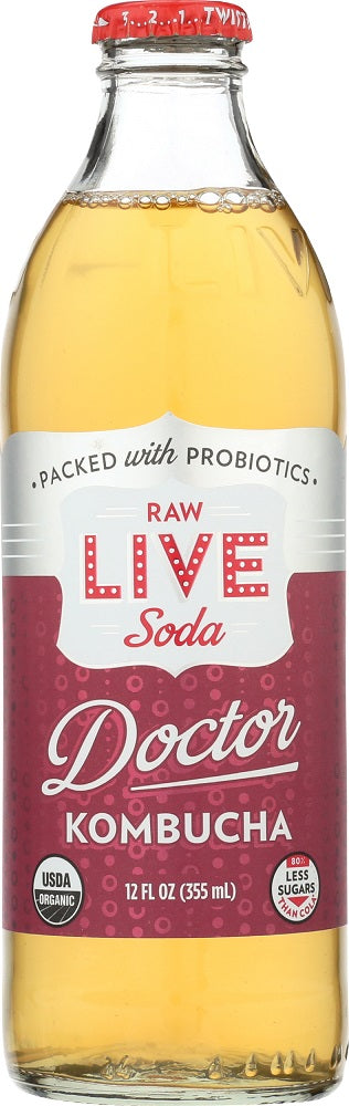 LIVE SODA: Doctor Kombucha, 12 oz