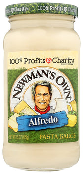 NEWMAN'S OWN: Alfredo Pasta Sauce, 15 oz