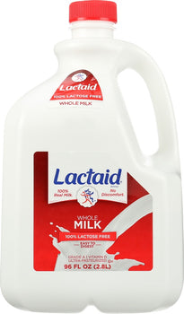 LACTAID: Whole Milk 100% Lactose Free, 96 oz