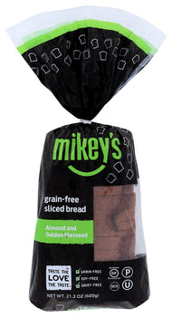 MIKEYS: Almond and Golden Flaxseed Grain Free Sliced Bread, 21.2 oz