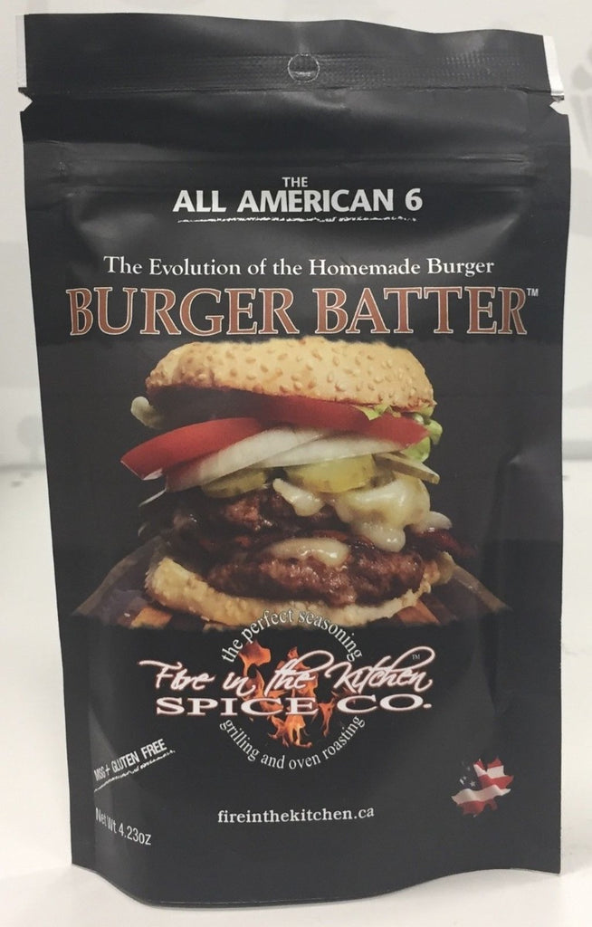 FIRE IN THE KITCHEN: Burger Batter, 4.23 oz