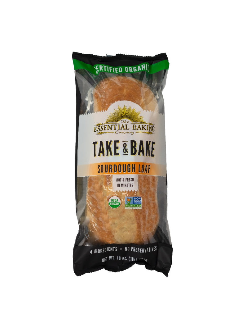 THE ESSENTIAL BAKING COMPANY: Organic Take & Bake Sourdough Bread, 16 oz