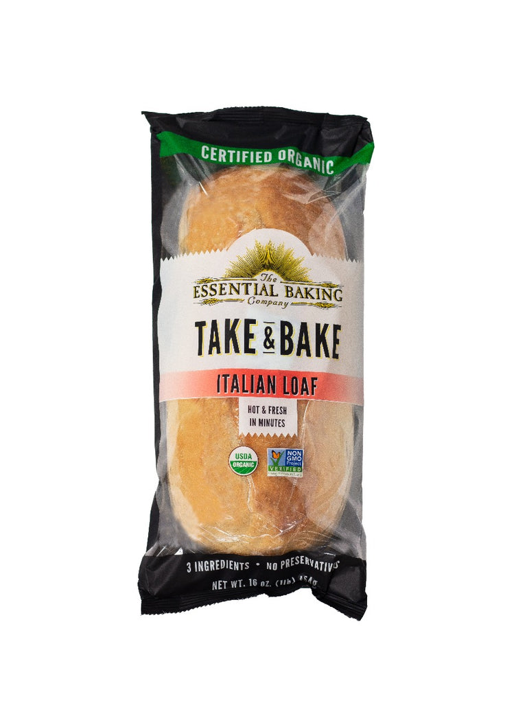 THE ESSENTIAL BAKING COMPANY: Organic Take & Bake Bread Italian, 16 oz