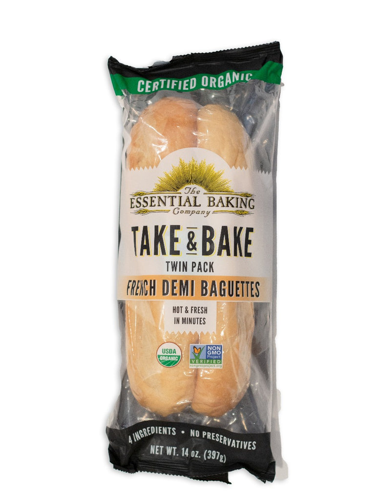 THE ESSENTIAL BAKING COMPANY: Baguette French Demi Pack of 2, 14 oz