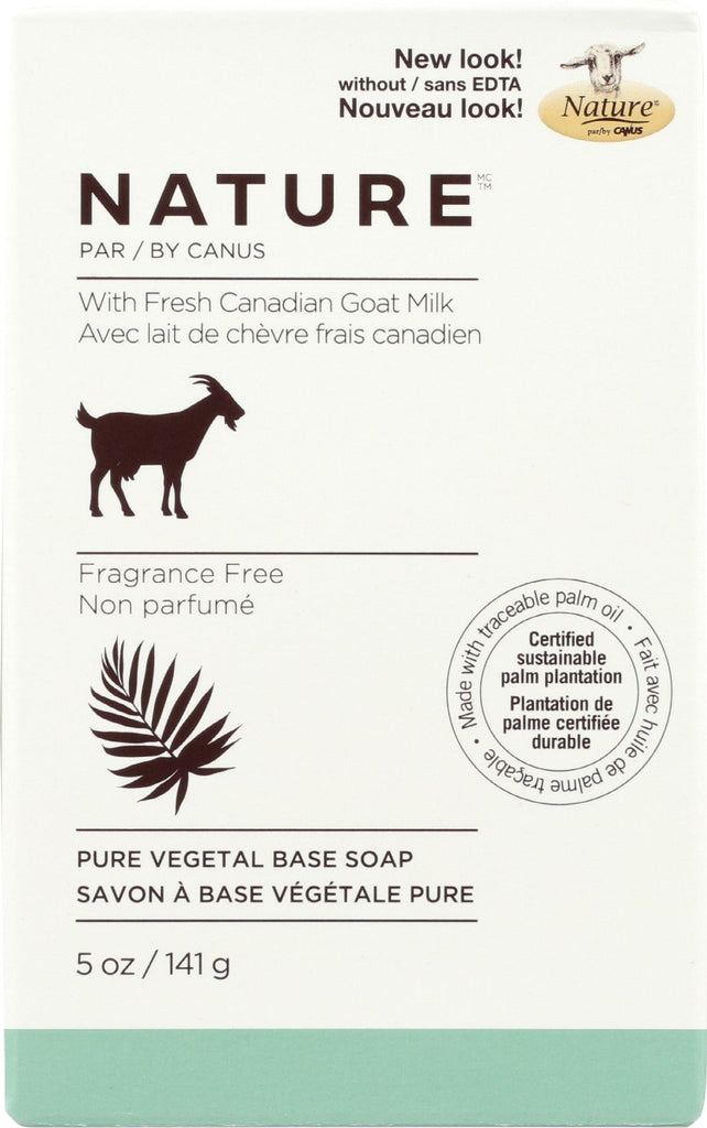 CANUS: Goat's Milk Soap Fragrance Free for Sensitive Skin, 5 oz