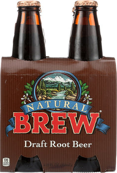 NATURAL BREW: Draft Root Beer 4 Pack, 48 oz