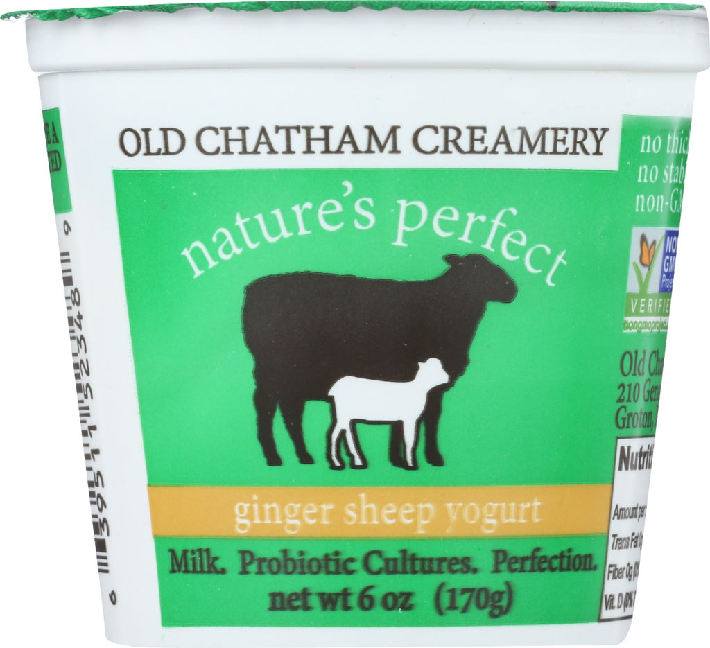 OLD CHATHAM CREAMERY: Ginger Sheep Yogurt, 6 oz