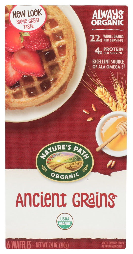 NATURES PATH: Organic Ancient Grains Waffle, 7.40 oz