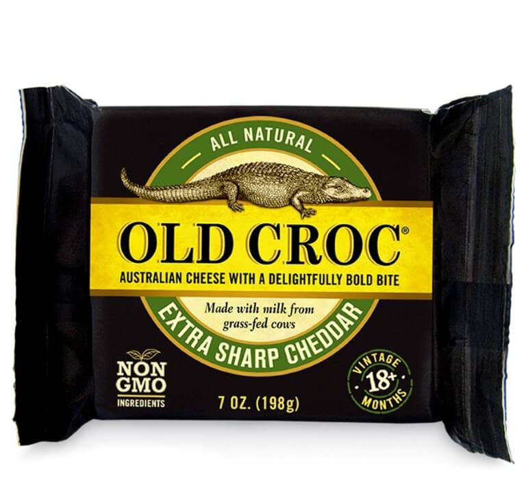 OLD CROC: Extra Sharp Cheddar Cheese, 7 oz