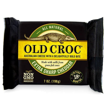 OLD CROC: Extra Sharp Cheddar Cheese, 7 oz