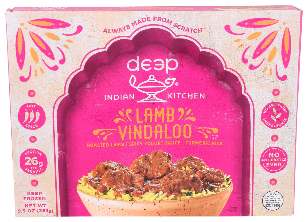 DEEP INDIAN KITCHEN: Lamb Vindaloo with Turmeric Rice, 9.50 oz