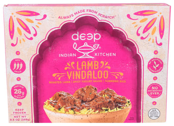 DEEP INDIAN KITCHEN: Lamb Vindaloo with Turmeric Rice, 9.50 oz