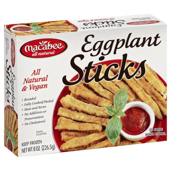 MACABEE: Eggplant Breaded Sticks, 8 oz