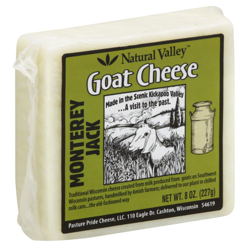 NATURAL VALLEY: Monterey Jack Goat Cheese, 8 oz