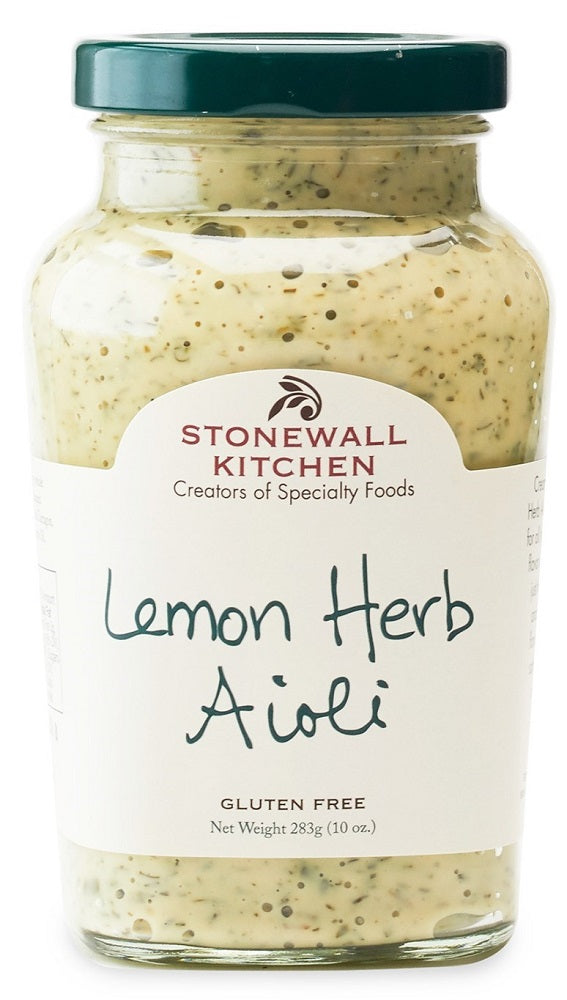 STONEWALL KITCHEN: Lemon Herb Aioli, 10 oz