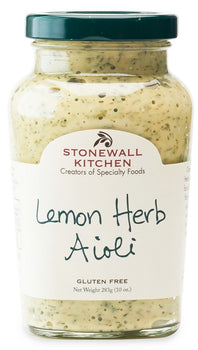 STONEWALL KITCHEN: Lemon Herb Aioli, 10 oz