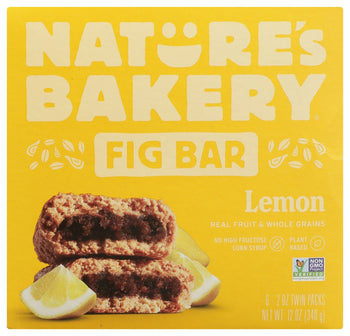 NATURE'S BAKERY: Lemon Fig Bar, 12 oz