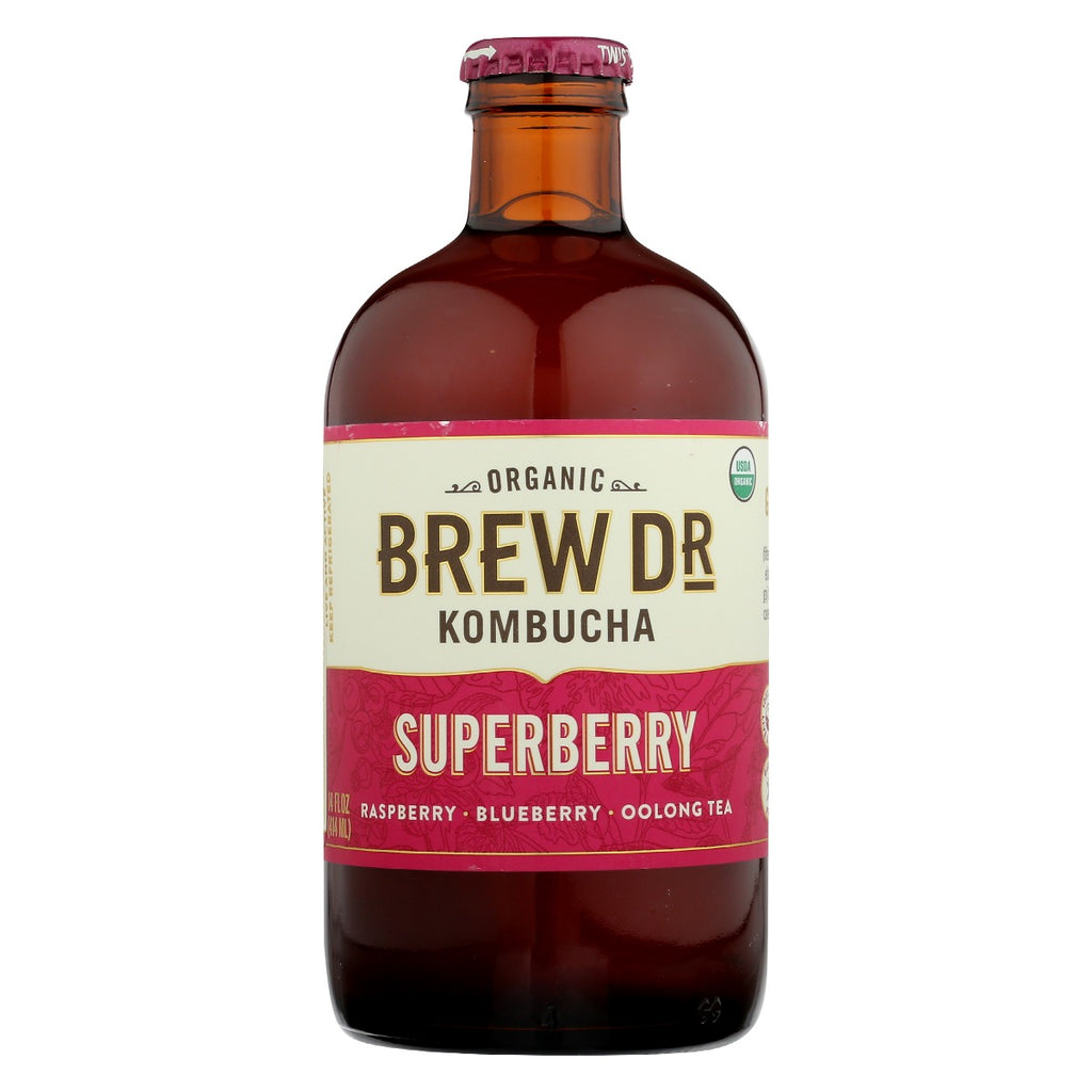 BREW DR KOMBUCHA: Superberry, 14 oz