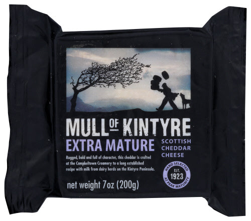 MULL OF KINTYRE: Extra Mature Scottish Cheddar Cheese, 7 oz