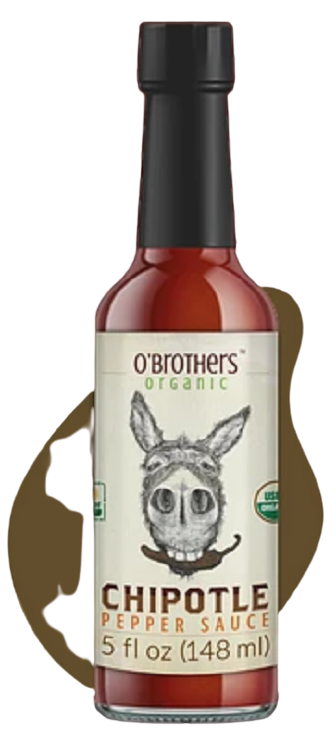 O'BROTHERS: Organic Chipotle Habanero Pepper Sauce, 5 oz