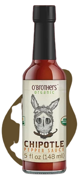 O'BROTHERS: Organic Chipotle Habanero Pepper Sauce, 5 oz