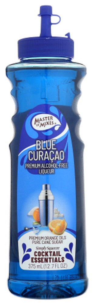 MASTER OF MIXES: Cocktail Syrup Blue Curacao, 375 ml