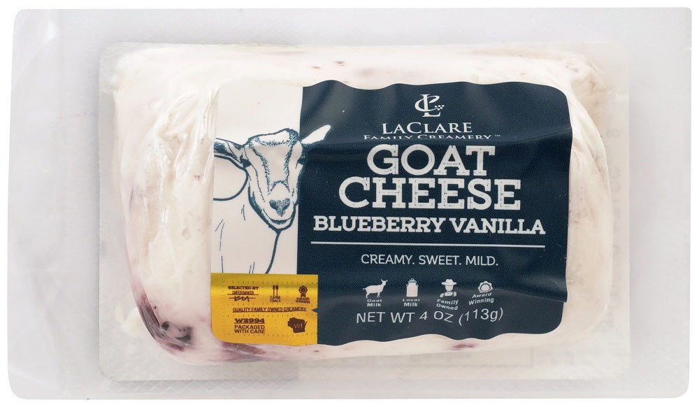 LACLARE FARMS: Goat Cheese Blueberry Vanilla, 4 oz