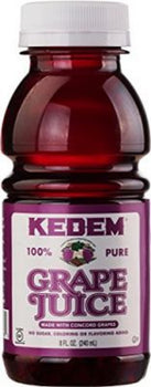 KEDEM: 100% Pure Grape Juice, 8 fo