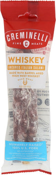 CREMINELLI FINE MEATS: Whiskey Italian Uncured Salami, 5.50 oz