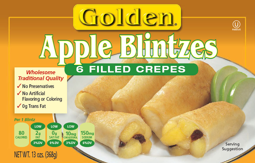 GOLDEN: Apple Raisin Blintzes, 13 oz