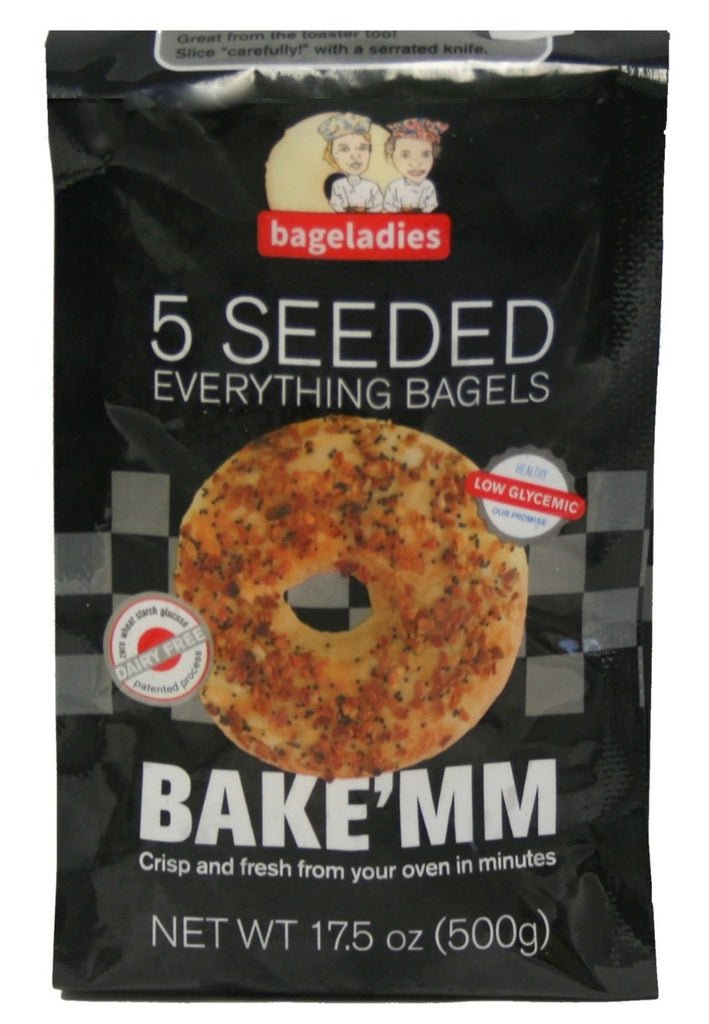 BAGELADIES: Seeded Everything Bagels, 17.50 oz