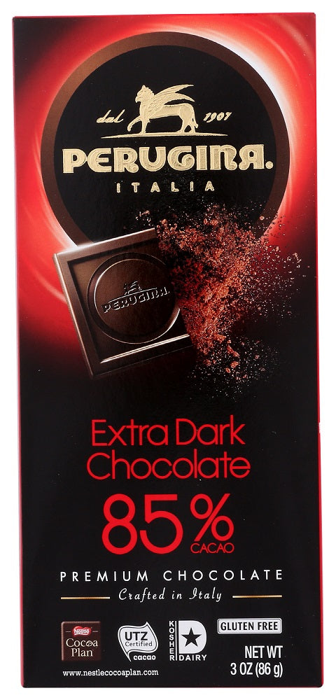 PERUGINA: Extra Dark Chocolate 85% Cacao Bar, 3 oz