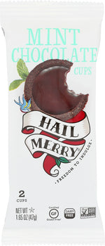 HAIL MERRY: Mint Chocolate Cups, 1.65 oz