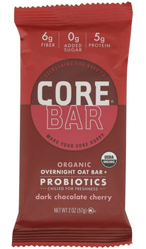 CORE FOODS: Dark Chocolate Cherry Bar, 2 oz