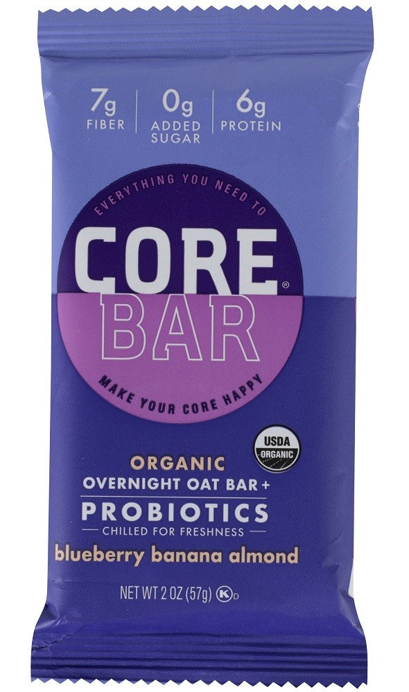 CORE FOODS: Blueberry Banana Almond Bar, 2 oz