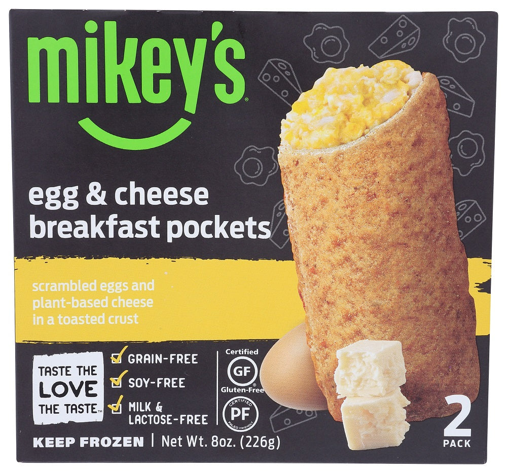 MIKEYS: Egg and Cheese Breakfast Pockets, 8 oz