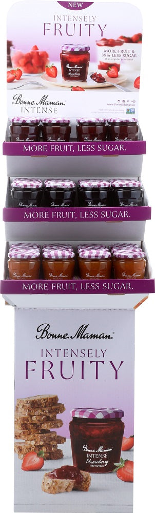 BONNE MAMAN: Intensely Fruity Spread 3 Variety 36 Pieces Display, 1 ds