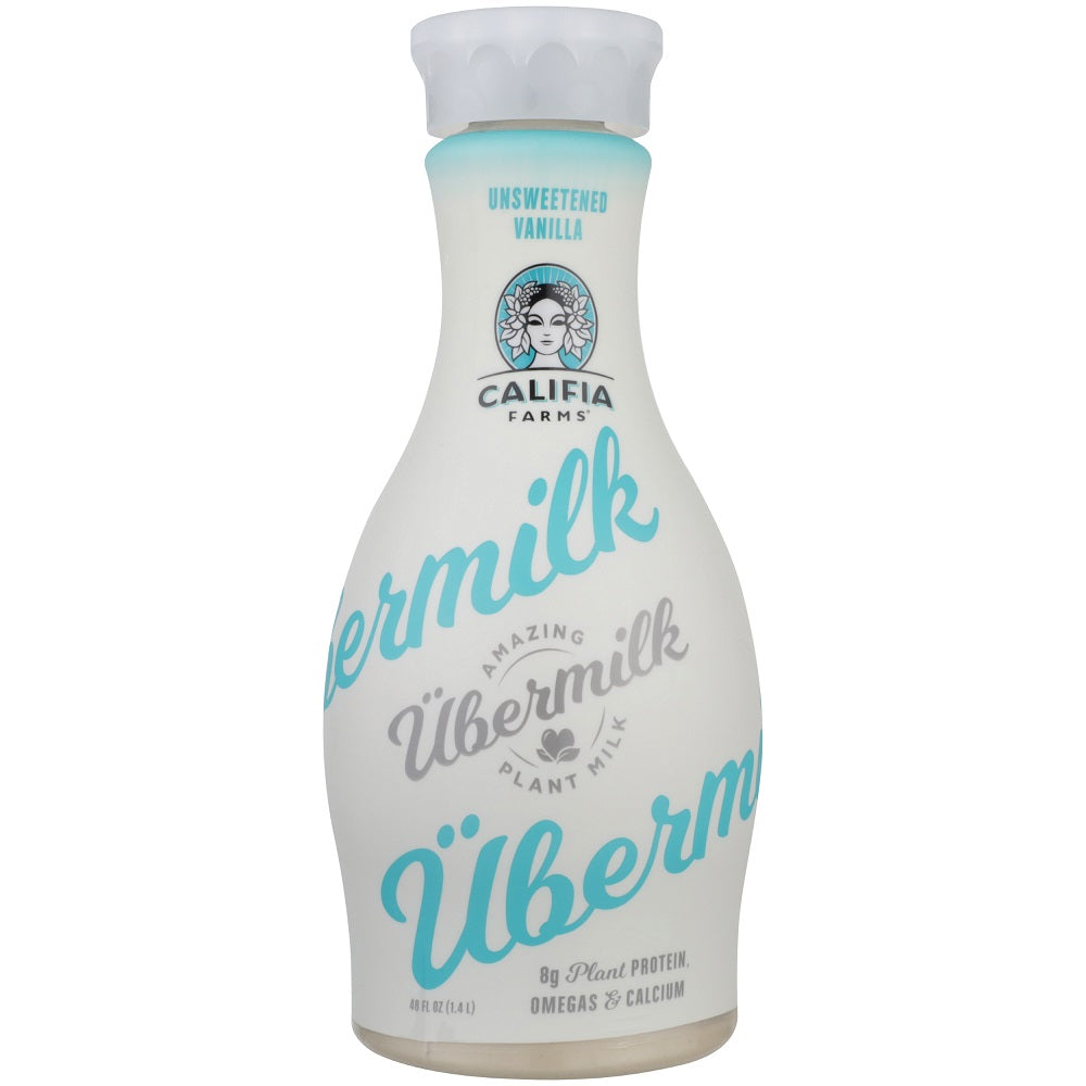 CALIFIA: Ubermilk Unsweetened Vanilla, 48 oz