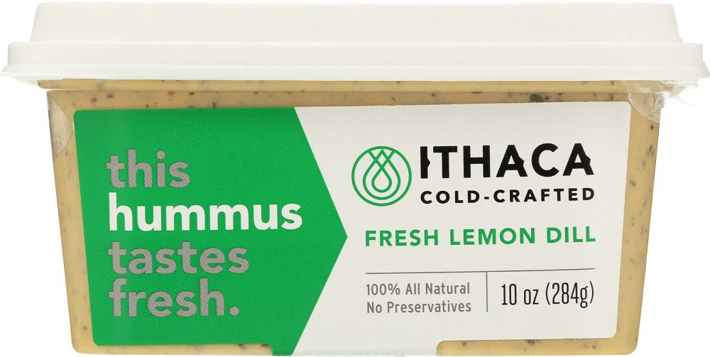 ITHACA COLD CRAFTED: Fresh Lemon Dill Hummus, 10 oz